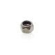 Ecrou H indesserrable Ø M3 mm bague nylon en inox A2