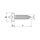 8X32mm tête cylindrique large fendue Inox A2