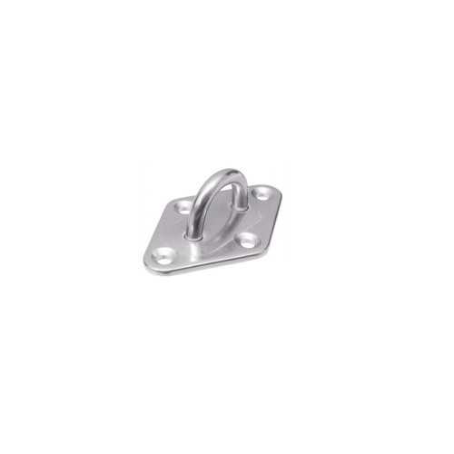 Pontet sur platine diamant 5mm