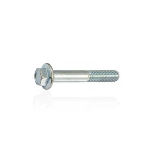 Vis métaux TH 5X10 tête hexagonale Inox A2 embase crantée