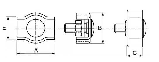 schema serre câble simple